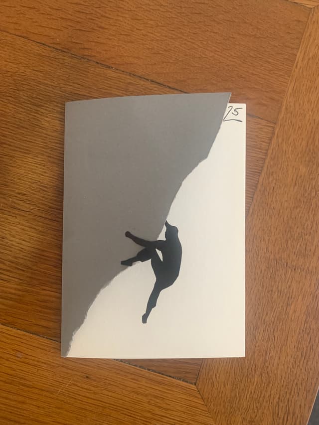 eine Geburtstagskarte… für Kletterer 🧗‍♀️